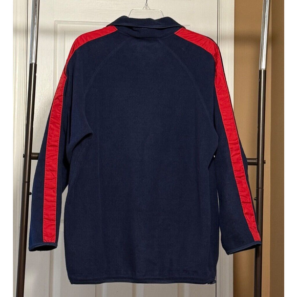 Vintage Tommy Hilfiger Fleece Womens Jacket Zip Pockets Y2K Size XL - Picture 2 of 6